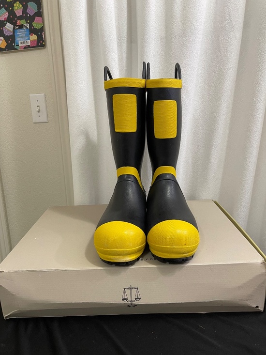 14in. Firefighter Felt-Lined Rubber Boots